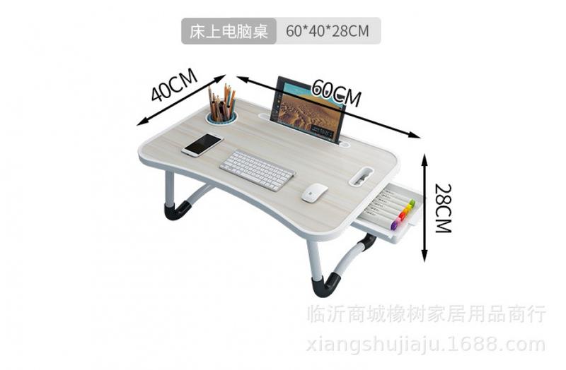 Product Introduction of Foldable Small Desk for Dormitory, College Students, Bed Desk, Laptop Desk, Lazy Computer Desk, Study Desk. 13