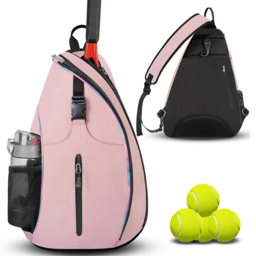 Ba lô vợt Pickleball, Shumain, Zipper đóng cửa, Thiết kế có thể đảo ngược, Dung lượng lớn, Túi đựng vợt Tennis, Mạnh mẽ và bền, Thích hợp cho thể thao nam và nữ, Túi đựng vợt Pickleball