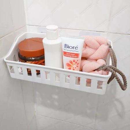 Kệ để đồ dán tường đa năng nhà bếp nhà tắm chất liệu bền bỉ chống nước dễ dàng lắp đặt 6