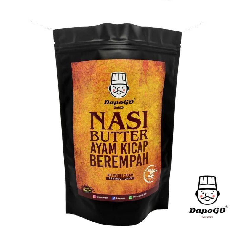 DAPOGO NASI BUTTER AYAM KICAP BEREMPAH (HALAL & PREMIUM)