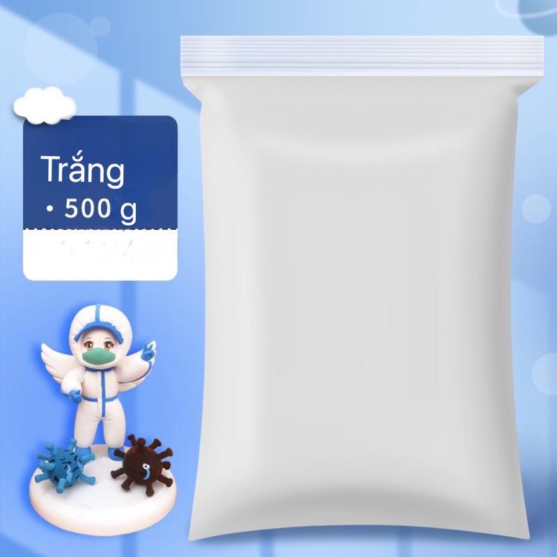  Đất sét siêu nhẹ tự khô 500gr - Hàng đủ cân túi phồng to 