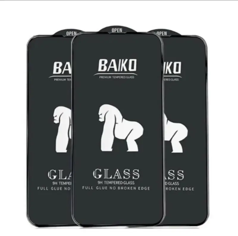 [COMBO 3 TẶNG 1 TRONG SUỐT] Kính cường lực iphone TRONG SUỐT KINGKONG BAIKO màng che bụi cho iPhone 15 14 11 pro max/ 12/ 13 promax/ x/ xr/ xs max/11/ 6/6s/7/8 plus/xsmax Phụ Kiện 0