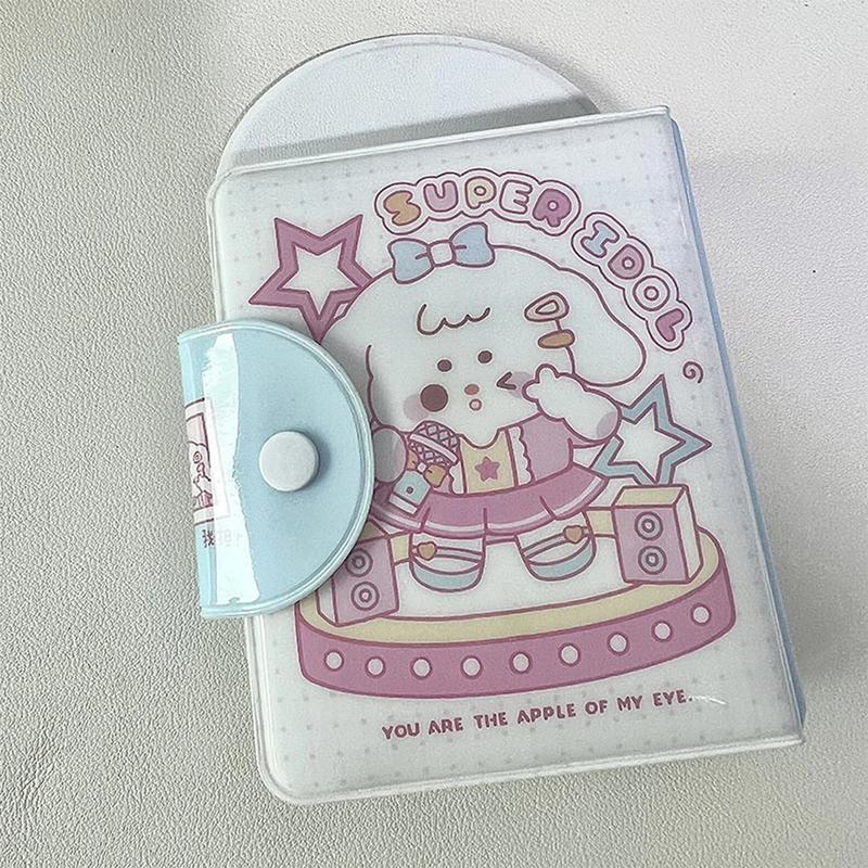 Album Ngôi Sao Phong Cách Ins Có Thể Đựng 32 Ảnh Thiết Kế Cún chó Con Hoạt Hình Dễ Thương Sách Lưu Trữ Album Sưu Tập Thẻ Ảnh Thần Tượng