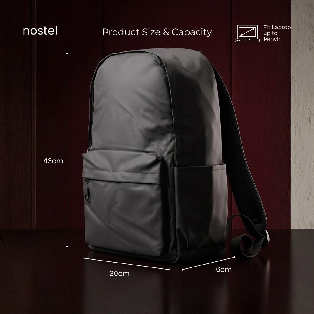 Nostel - Aero Backpack Tas Ransel Kerja Laptop 14inch Tas Ransel Anti Air Hidden Compartment Nostel - Aero Backpack Tas Ransel Kerja Laptop 14inch Tas Ransel Anti Air Hidden Compartment