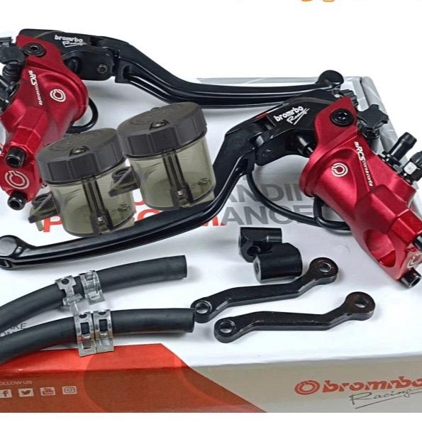 ￼[1 cặp] Tay phanh bình dầu rời độ phanh đĩa xe điện xe máy (loại đẹp)