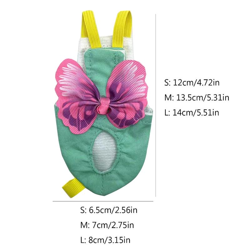 Bird Harness and Cloth Colorful Flying Rope Outdoor Training Toy for Cockatooes Outside Walk Go Out Supplies 2