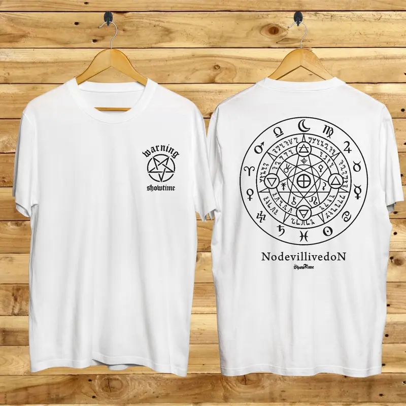 Baju Kaos Jepang Pria Wanita Keren Lengan Pendek Hitam Putih Terbaru Motif Sablon Bergambar Cod Cewek Cowok Unisex Cople Motif no devil bayar ditempat gratis ongkir Distro Oblong Combed Santai 2