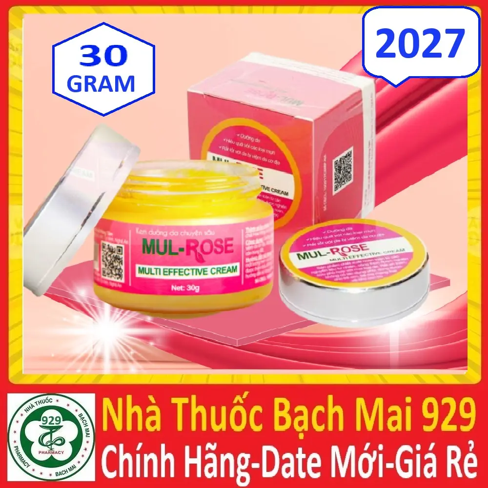 kem nghệ đa năng mul rose (mull date mới) Skincare Làm Đẹp Da Nữ Dưỡng Ẩm Da Women
