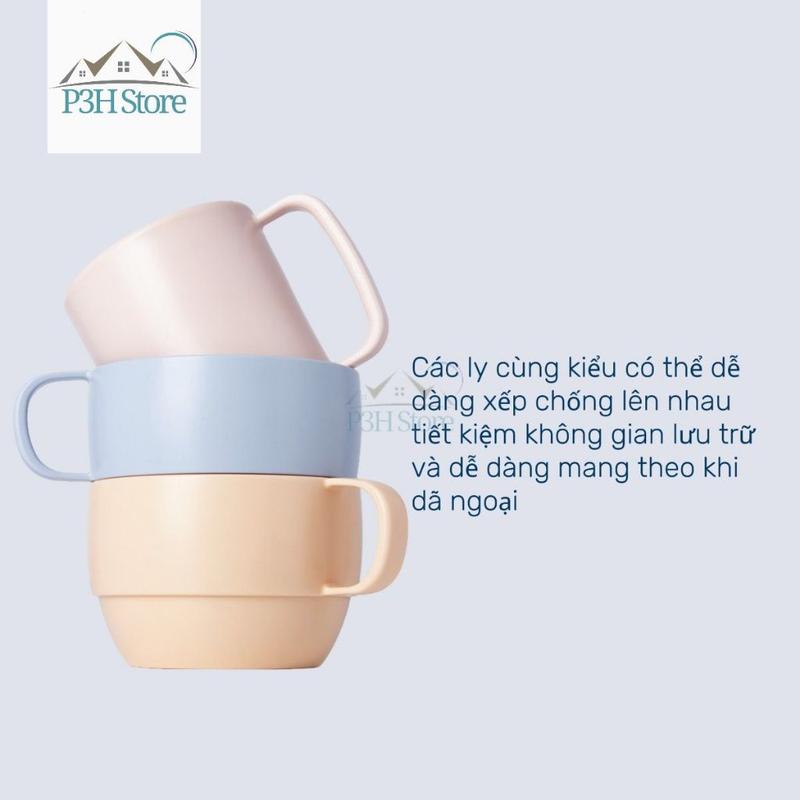 Cốc nước có quai Inochi Amori 350ml nhựa PP, kháng khuẩn, bền đẹp P3H Store 7