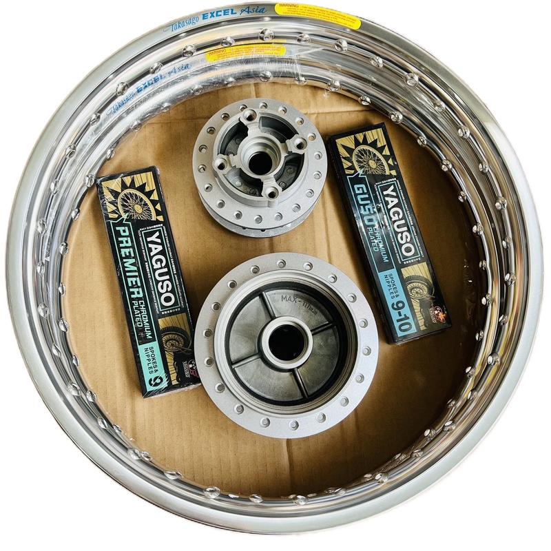 Combo căm đùm niềng excel bóng mod cho dream, wave, cub, fu125, fuled siêu đẹp Phụ Kiện Cao Su Phụ Tùng