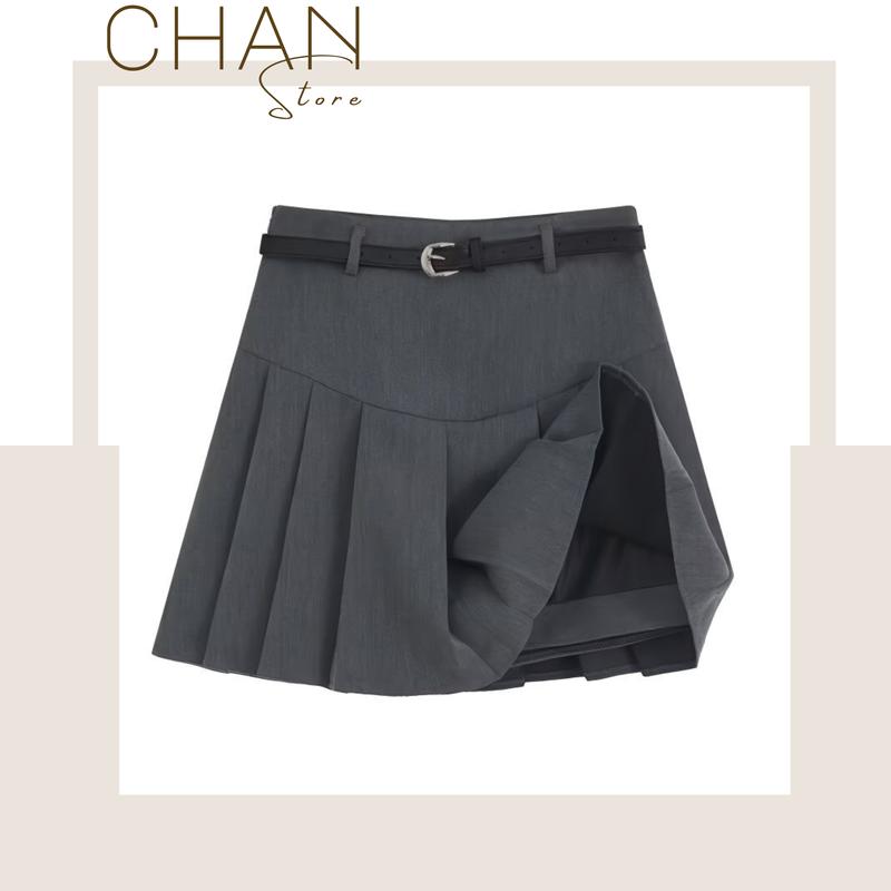 [Sẵn] Chân váy xếp li kèm nịt có lót trong phong cách hàn quốc M3