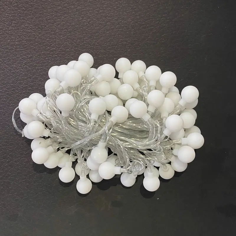 Dây Đèn Dài 12m Gồm 100 Bóng Hình Tròn, Ngôi Sao Không Bao Gồm Tấm Pin 4