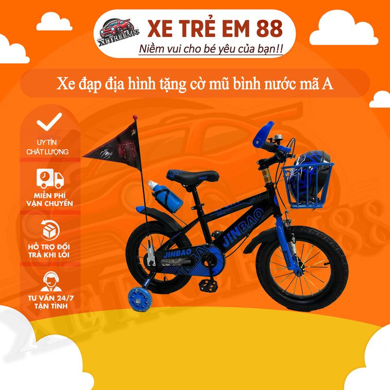 Xe đạp trẻ em cho bé thể thao 12-14-16- 18- 20 inch tặng kèm mũ bảo hiểm và cờ ( 2 đến 9 tuổi) Đồ Chơi càng  carbon xe  zazet fixed gear  always gray  f15 trắng xe đạp  fixed gear xe  đạp xe  đạp xe đạp road  twitter
