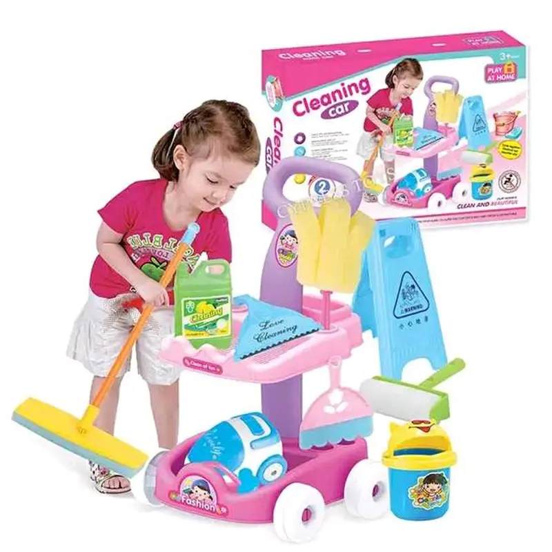 Mainan Sapu Pel Pelan Lengkap Mainan Pel Lantai Anak 1 Set Set Hadiah Cowok Cewek Toys mainana nakperempuan 0
