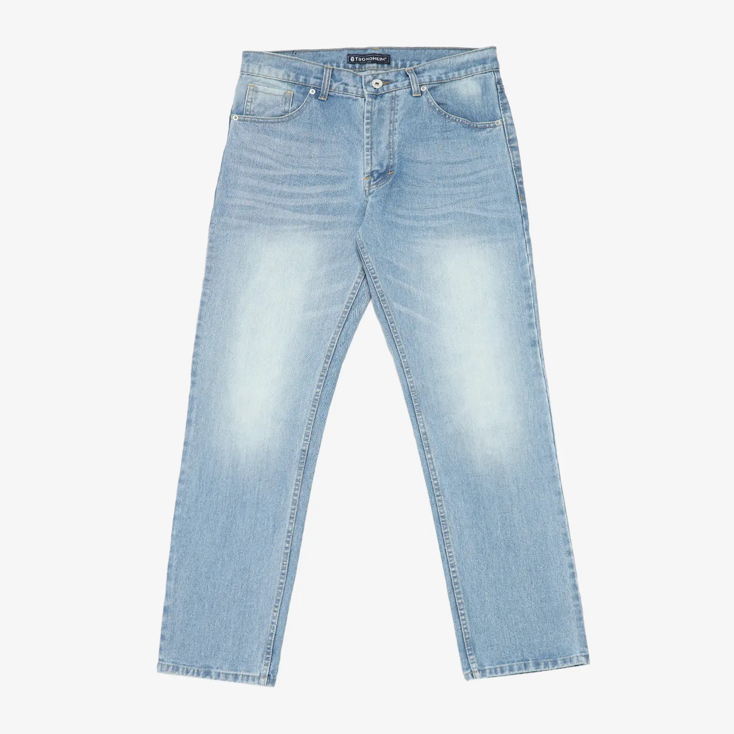 Trondheim Celana Jeans Pria Reguler  Nemanja Biobleach regular denim fit