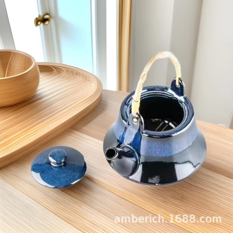 Product Introduction of Japanese Style Teapot Warm Wine Pot Tea Cup Set Ceramic Teapot 850ml Japanese Restaurant Teapot Wine Restaurant Teapot Manufacturer 30