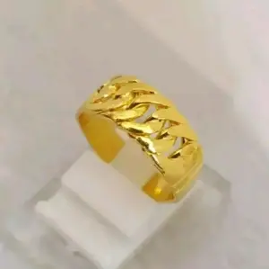 Cincin Rantai Double Dari Coin 500 Gold anti karat