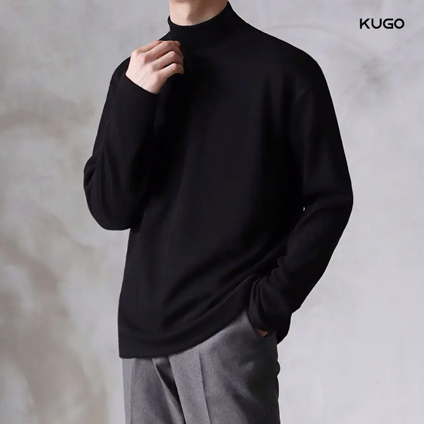 Áo Giữ Nhiệt Lót Nỉ Nam Nữ - Chất Liệu Thun Cổ Cao Lót Nỉ Bông Co Giãn #4 màu Menswear Sport