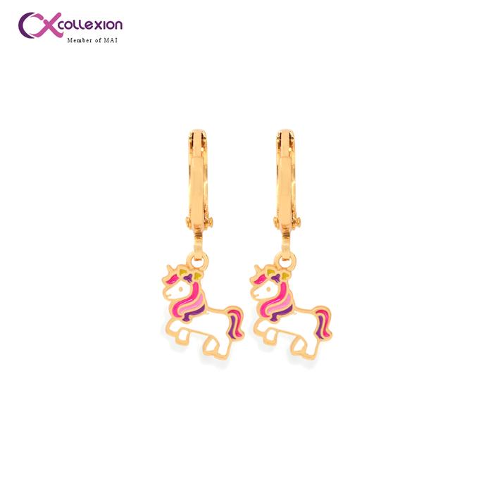 Gambar Collexion Sky Dancer Unicorn Drop Earrings  Anting Anak Lapis Emas Gold Plated 0871220043 - 0871220043 dari Collexion Kota Administrasi Jakarta Utara Tokopedia