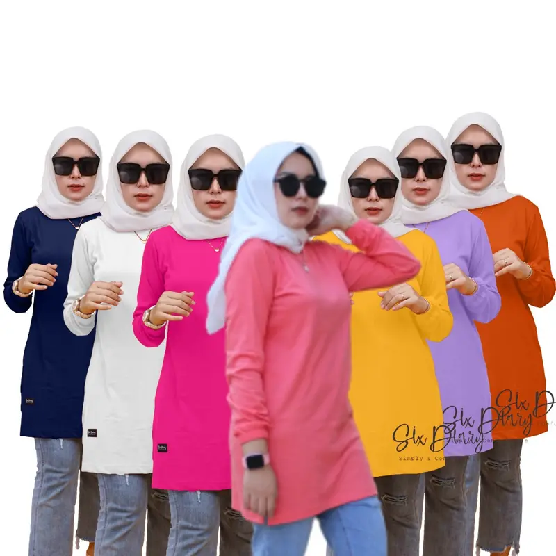 Kaos Tunik Six Diary Original Warna Terbaru 0