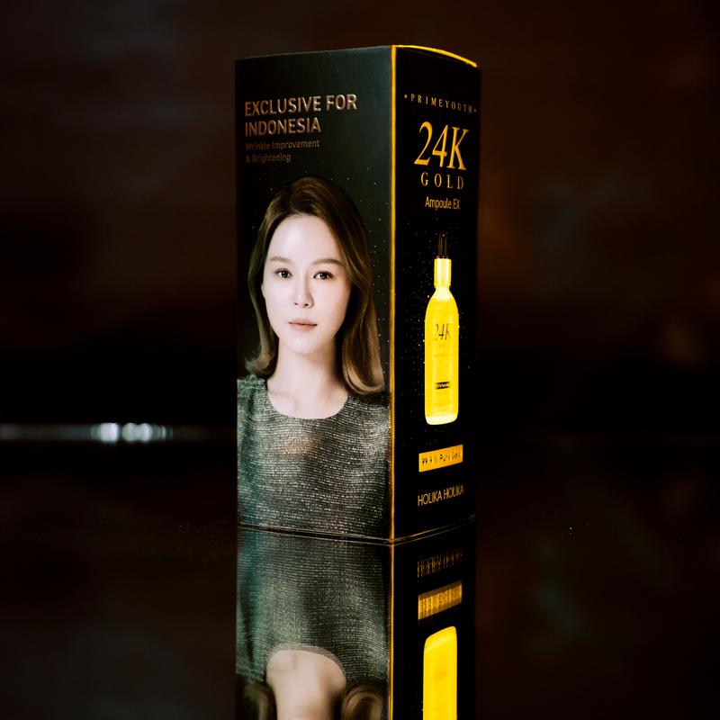 [Holika Holika] NEW 24K Gold Ampoule ( Serum Wajah Emas) Kerutan Mencerahkan Vitamin Mengencangkan 5