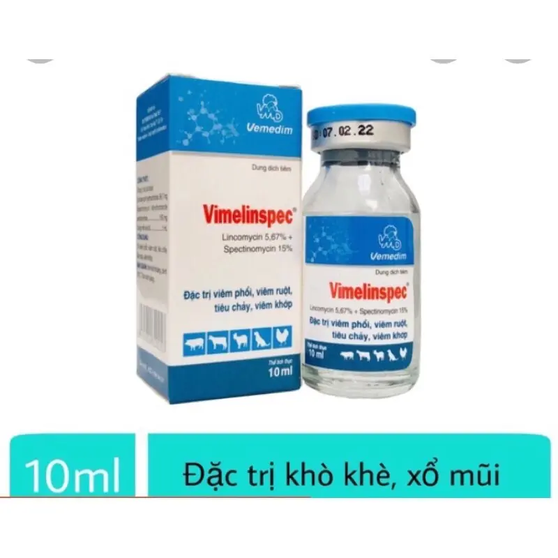 VIMELINSPEC 10ML - CHUYÊN DÙNG CHO GÀ ĐÁ ( Tặng kèm xi lanh 1ml) 0