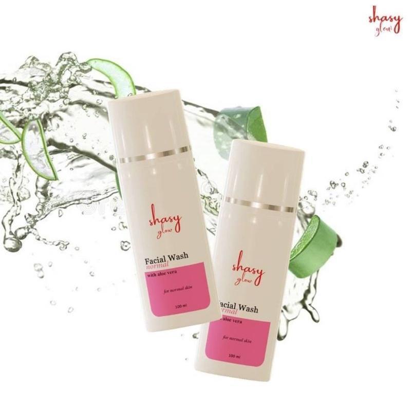 theraskin facial wash normal  / SHASY GLOW facial wash normal ALOE VERA original termurah 2