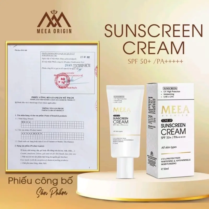 Kem Chống Nắng MEEA - SPF 50+/ PA +++++ Dung Tích 50Ml 2