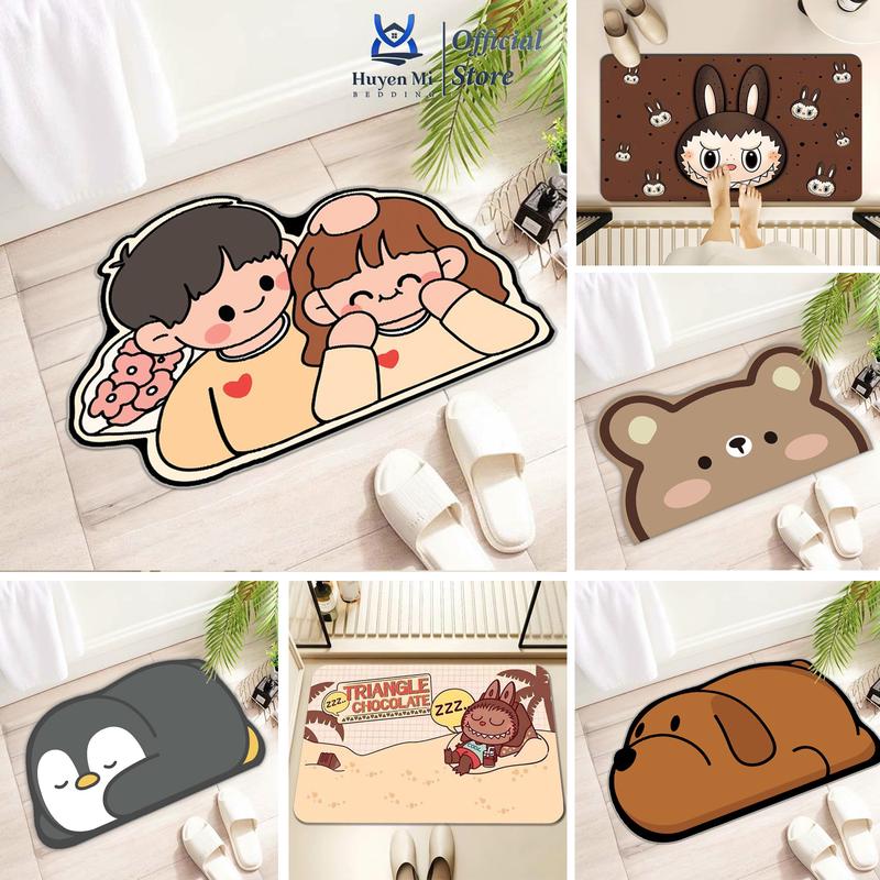 Thảm Lau Chân, Chùi Chân Hình Hoa Quả, Hình Thú,Thấm Hút Tốt 100 Mẫu Mới Nhất 2024