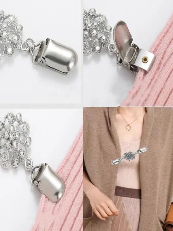 Flower Design Brooch Pin, Fashionable Clothes Accessories for Women & Men, Trendy All-match & Exquisite Brooch for Birthday Gift 4