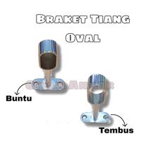Gambar 1 PASANG Braket Tiang Pipa Oval Bukan Huben Bulat PT PU 25 dari Omah Anyar Store Kota Surabaya 1 Tokopedia