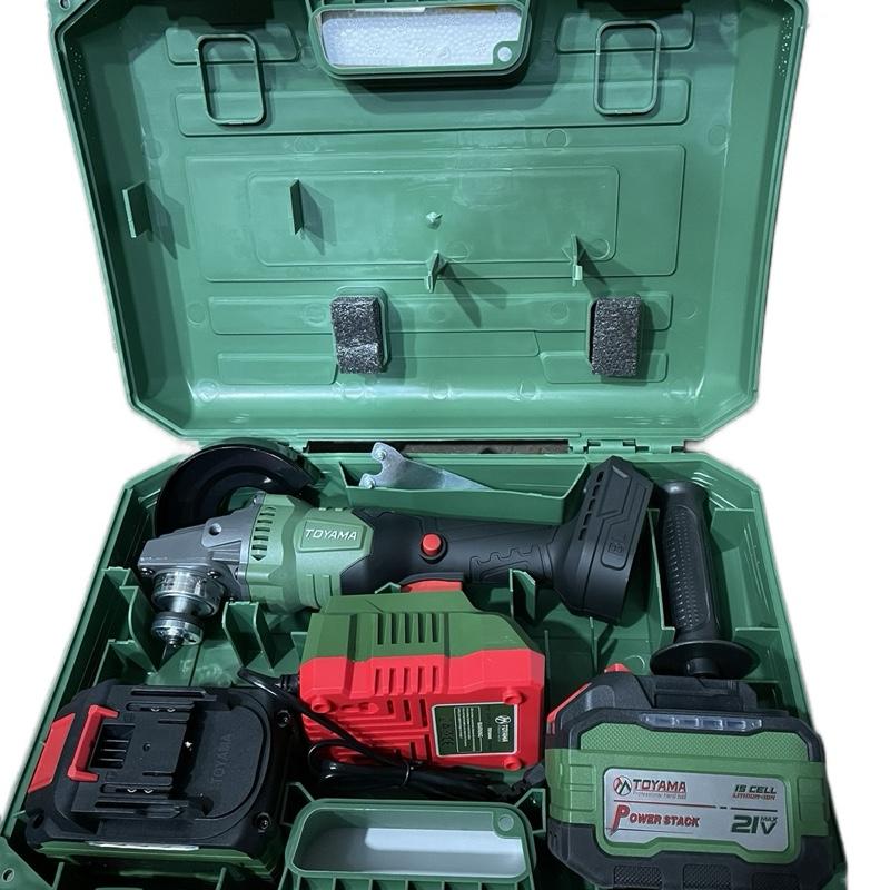 máy mài pin Toyama C5, 2 pin 15cell Plus+, sạc nhanh 2.0A, vòng tua 13000r/m, bảo hành 6 tháng