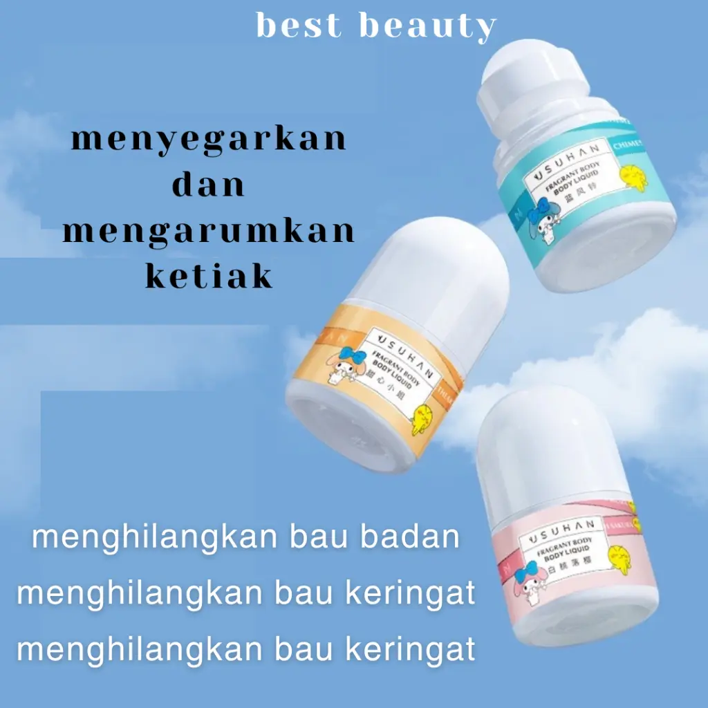 [BEST] Deodoran roll-on cair antiperspirant deodoran ketiak dan pewangi badan Deodoran deodoran dengan keharuman ringan dan pengeringan tahan lama roll-on antiperspirant Lemon Orange Wanginya