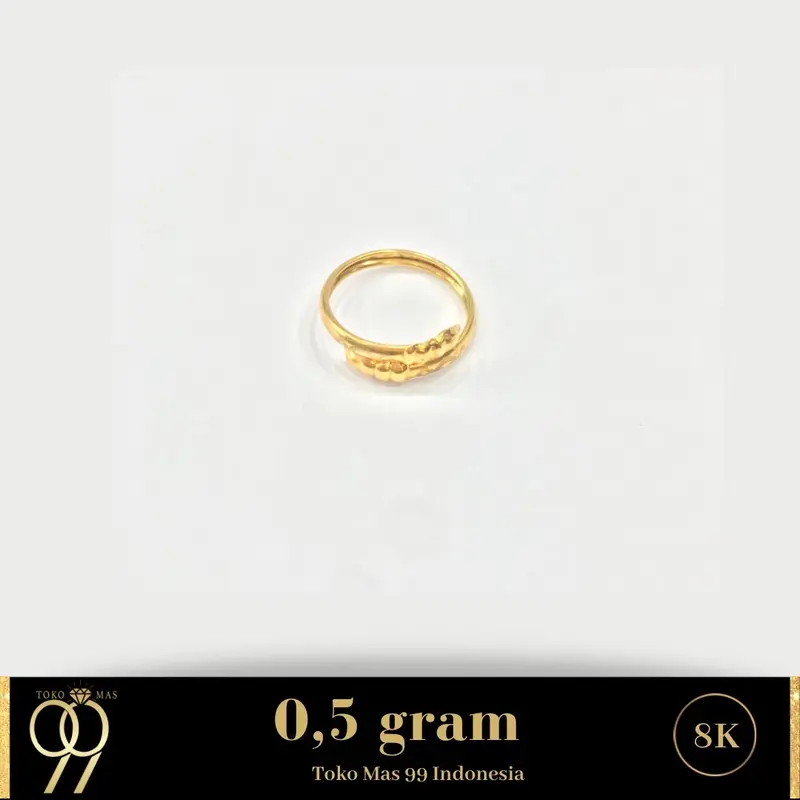 Cincin Emas Gold  Lilit Kuku Macan 8K - 99 Karawang 0