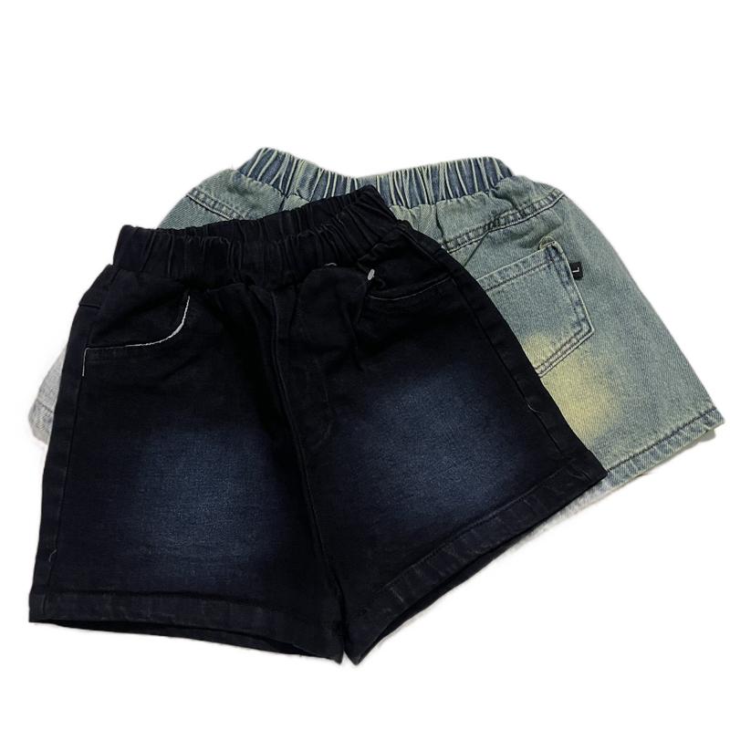 Quần jean đùi màu bụi cá tính hot trend cho bé gái 17-30kg 7