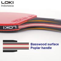 Gambar KIRIN X3 Pingpong bat LOKI - Tenis Meja Raket - long handle, red black dari LOKI INDONESA Kota Administrasi Jakarta Barat 3 Tokopedia