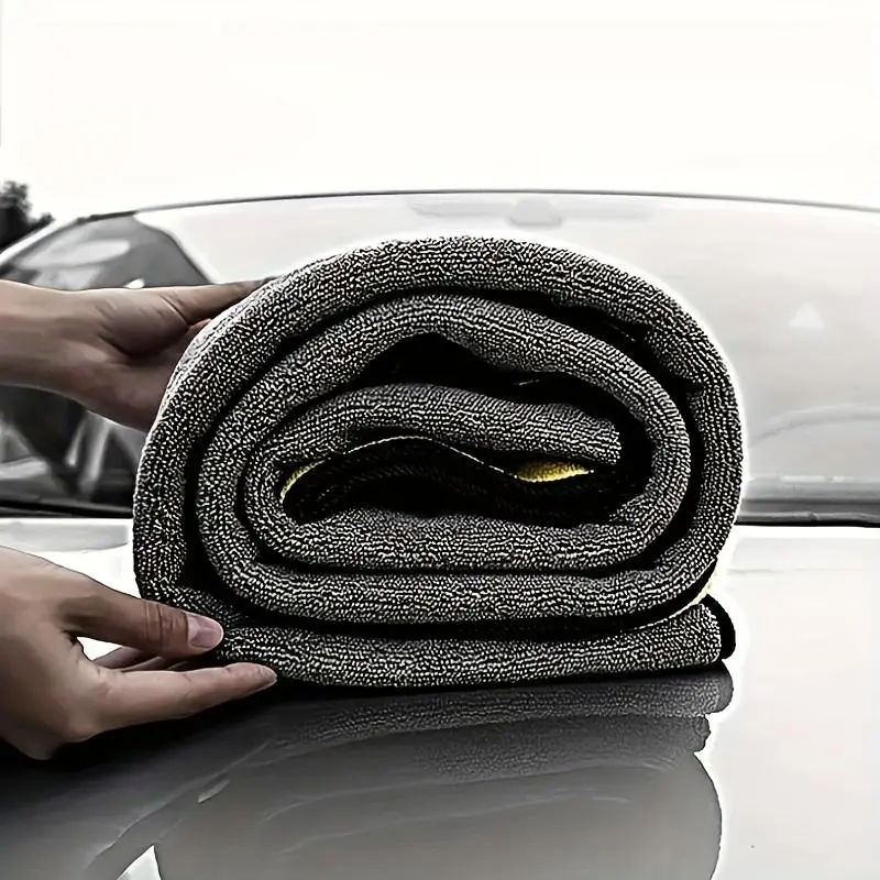 Car Washing Towel, Car Cleaning Towel, Car Detailing Towel, Absorbent Microfiber Car Wash Towel, Thick Plush Detailing Towel for Car Care & Home Cleaning, Car Detailing Products, Car Cleaning Supplies, Microfiber Cloth 4