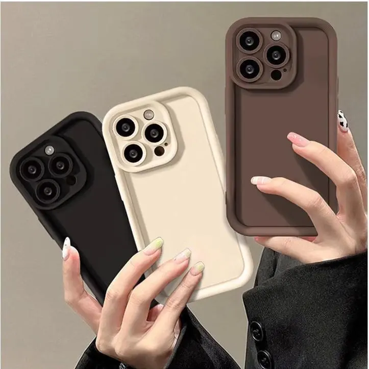 Case Casing Matte TPU Softcase Untuk Redmi 13C 12 9A Note 13 Pro 9C A1 A2 Note 9 Pro 10 S 11 12 Pro Max Plus 12C Xiami POCO C31 M5S X5 X6 Pro C65 Fashion Full Cover Shockproof Handphone Case 1