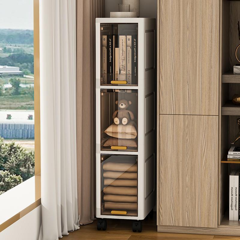 Product Introduction of Cabinet Storage Drawer, Sliding Storage Cabinet, Multifunctional Storage Rack for Home Kitchen Living Room Bedroom 4