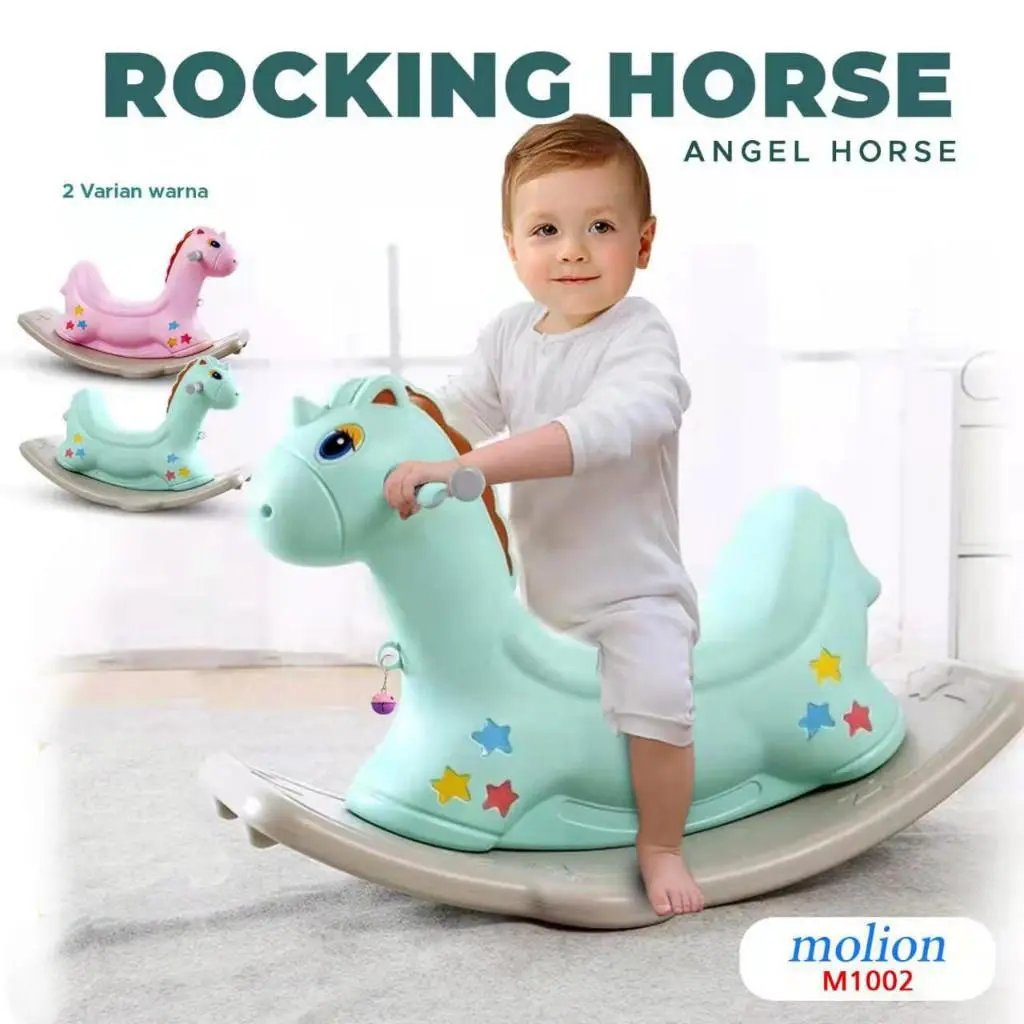 MOLION Mainan Anak Kuda Rocking Jungkat Jungkit M1002-M1005