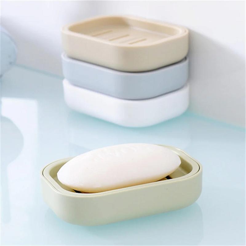Product Introduction of New Bathroom Dish Plate Case Home Shower Travel Hiking Holder Container Soap Box Plastic Soap Box Dispenser Soap Rack Light 13