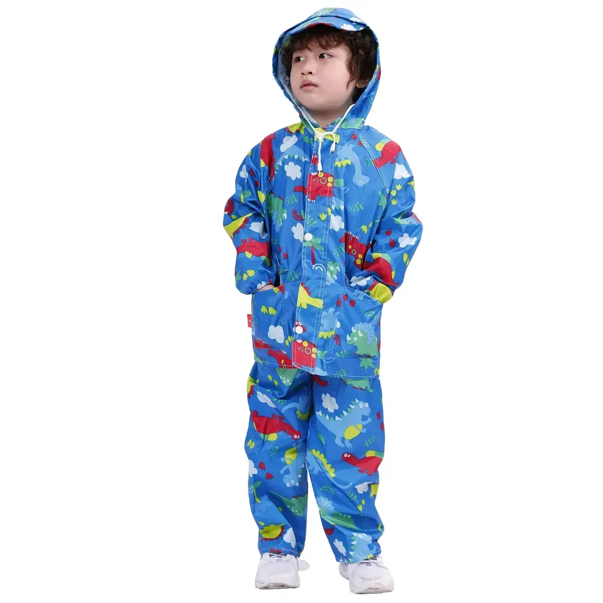 [15-45kg] Bền lắm nha. Bộ áo mưa dù hoạ tiết cute trẻ em bé trai bé gái kiểu dáng dễ thương. Giao mẫu ngẫu nhiên. Nên mua lên từ 1-2 size để bé mặc thoải mái hơn nhé