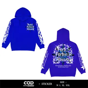 Hoodie Jaket Netral Masyarakat Indonesia Fortis Fortuna Adiuvat Sablon Distro Dtf Full Punggung Desain Terbaru Model Jumper Fleece 240gsm Hitam Biru Pria Wanita By Inzavibe FE4