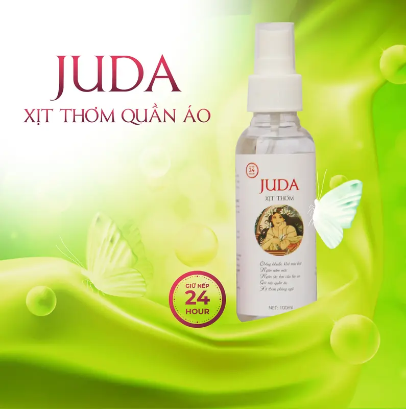 Xịt Thơm Quần Áo JUDA 100ml 3