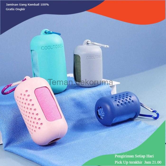 Taffsport Handuk Travel /handuk mini portable untuk olahraga hiking - Gray 0