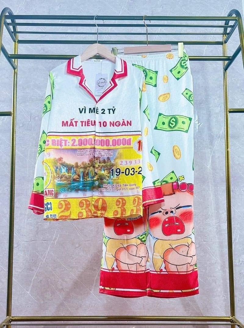 Product Introduction of Bo tay dài quần dài Lụa xước Nữ Women 5