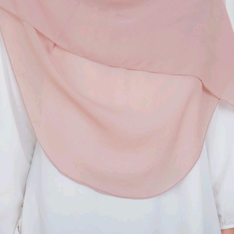 L HAURA SCARF HIJAB MALAY SYAR'I Empat Nyaman Oval Polycotton 4