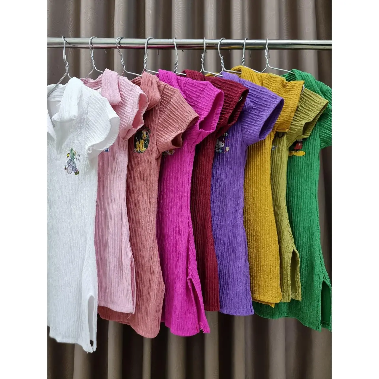 SALE!!! [8-18kg] Đầm ôm vải Xốp dành cho bé gái thoáng mát, mềm mại (D003,D004)