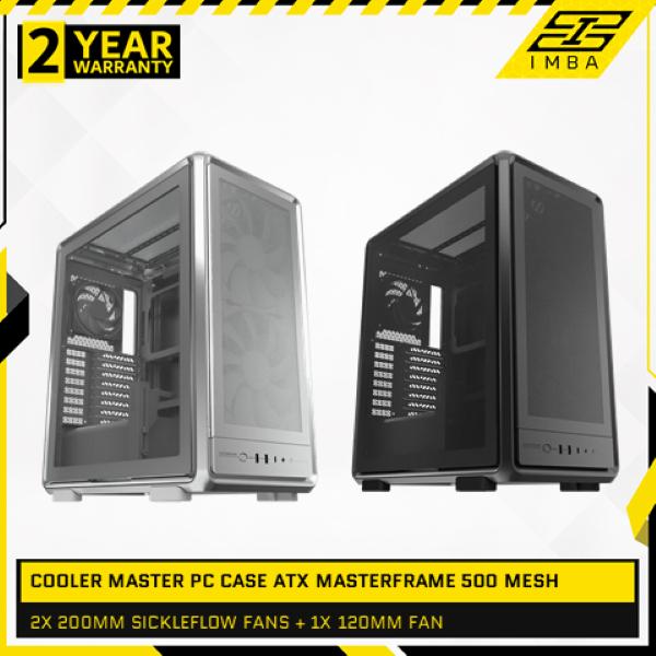 Promo COOLER MASTER PC CASE ATX MASTERFRAME 500 MESH MODULAR HID-CON ...