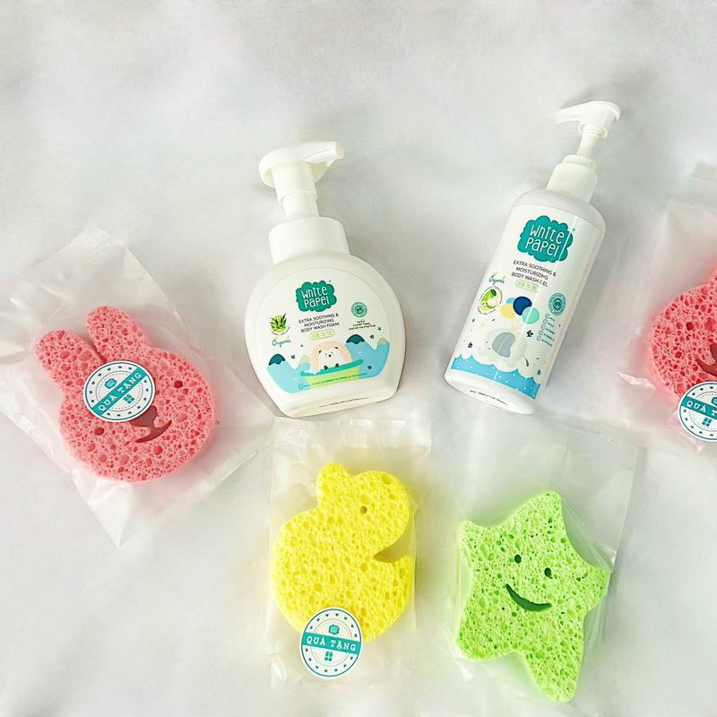 Mút Tắm Mềm Mại Dễ Thương Tiện Lợi Dành Cho Bé